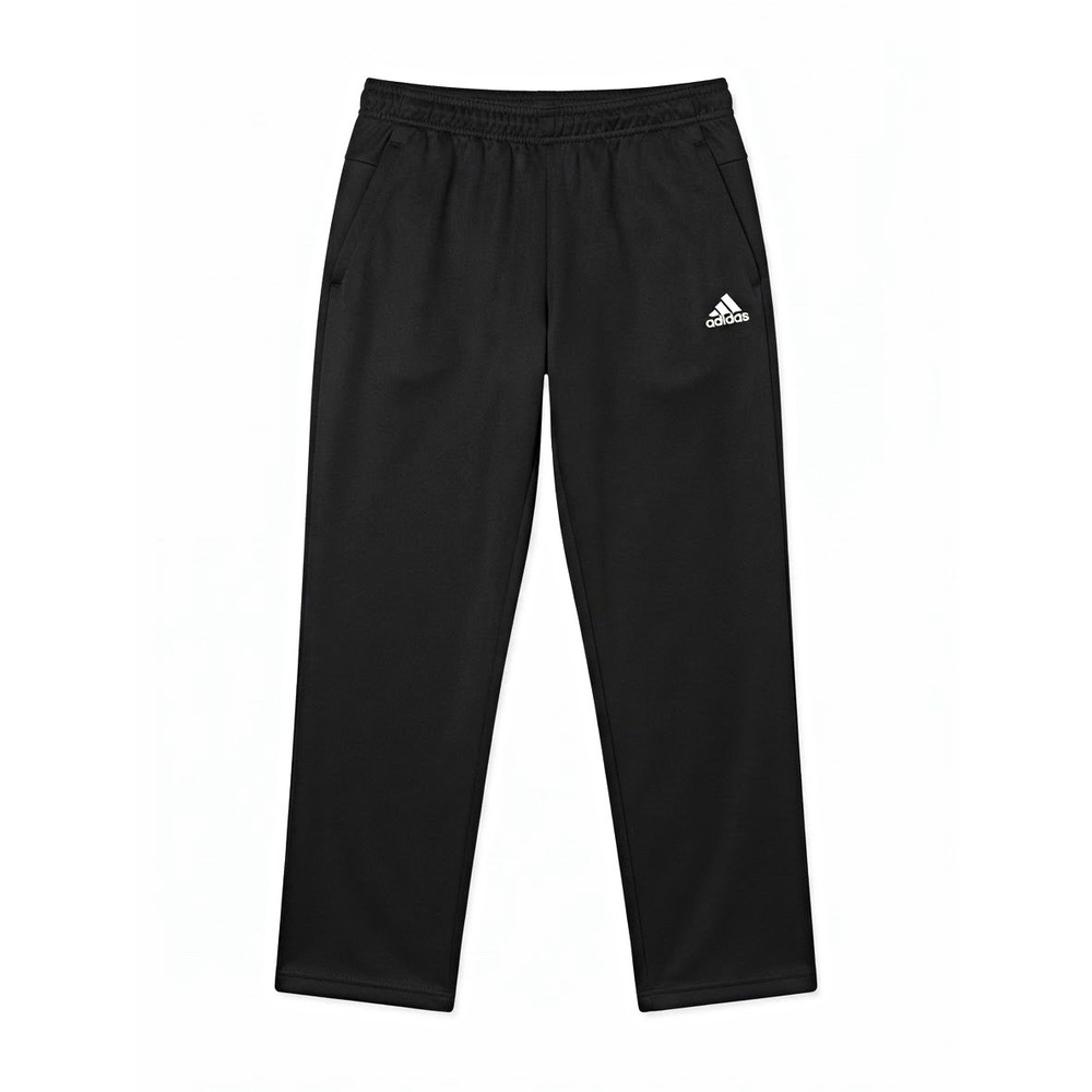 adidas Climawarm Men's L Black Athleisure Track Pants Drawstring Pockets